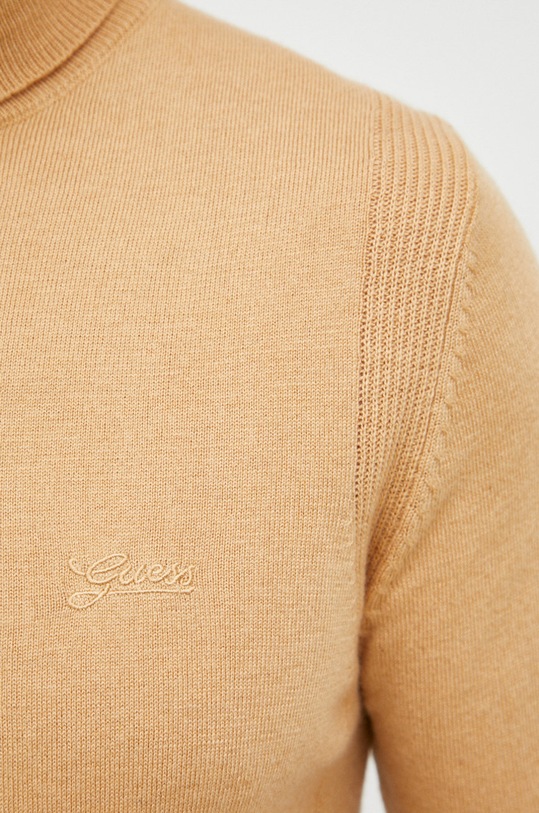 Pulover s dodatkom vune Guess M2BR08.Z3142 bež