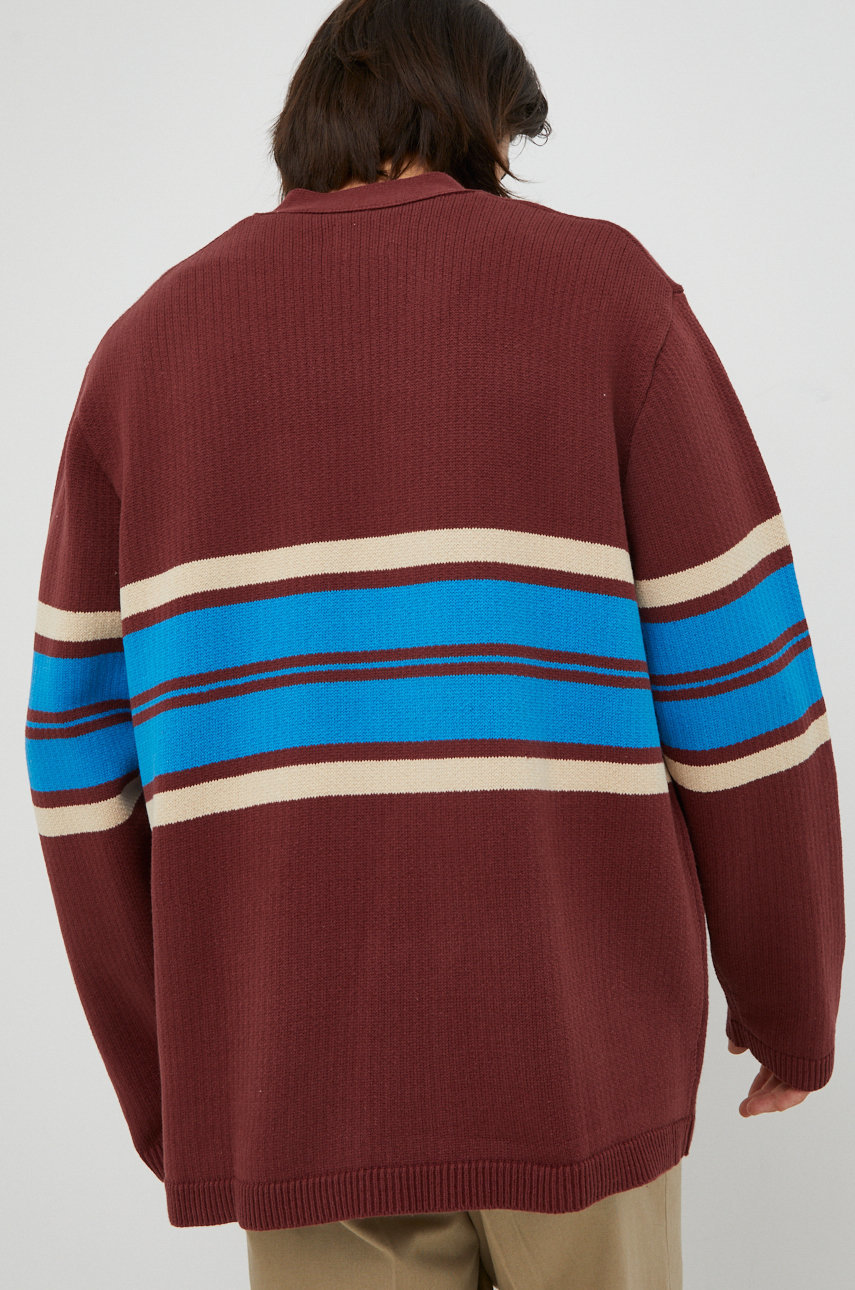 Odzież Levi's kardigan A3105.0000 bordowy