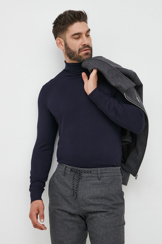 Scotch & Soda sweter pozostałe granatowy 169256