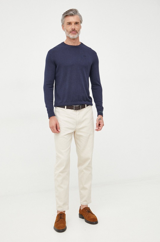 Pepe Jeans pulover din amestec de lana PM702240.594 bleumarin AW22