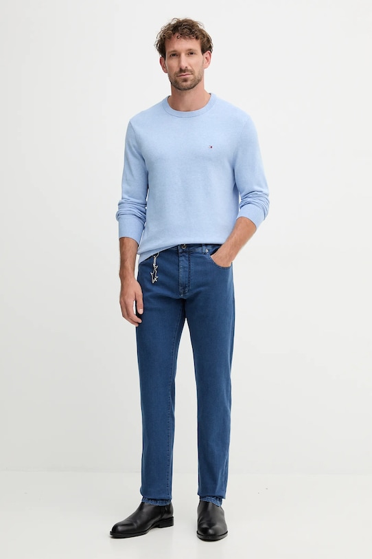 Tommy Hilfiger pulover din amestec de cașmir MW0MW28046.9BYY albastru AW25