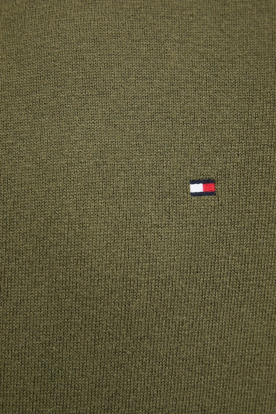 Светр з домішкою кашеміру Tommy Hilfiger MW0MW28046.9BYY зелений