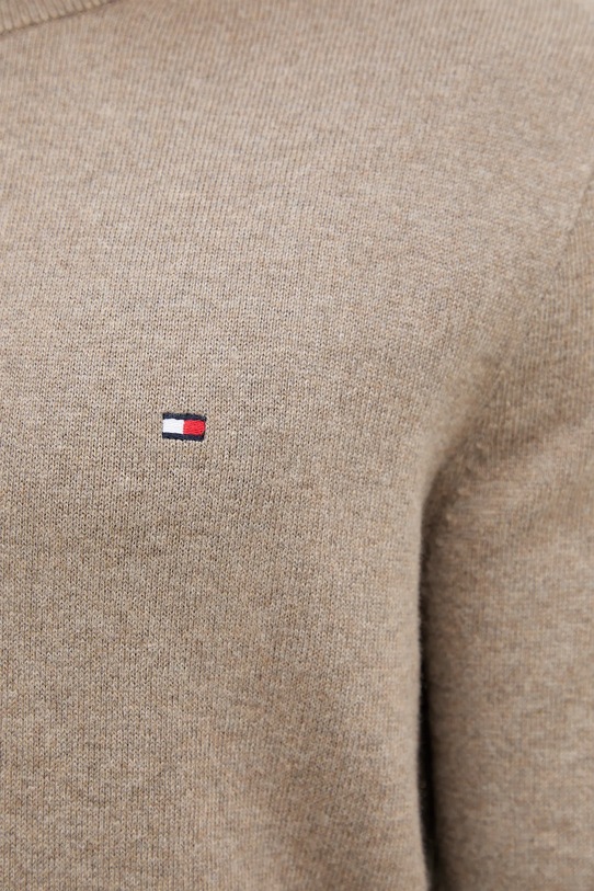 Пуловер с кашмир Tommy Hilfiger MW0MW28046.9BYY кафяв