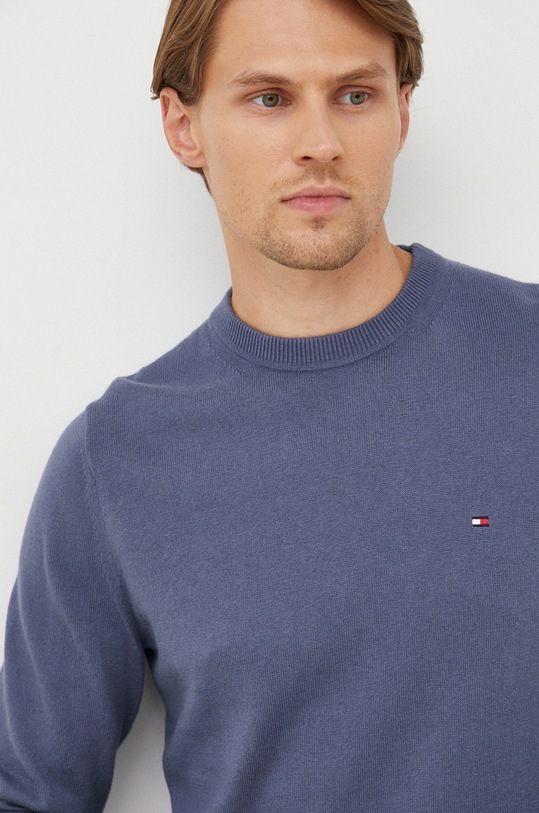 Tommy Hilfiger maglione con aggiunta di cachemire blu MW0MW28046.9BYY