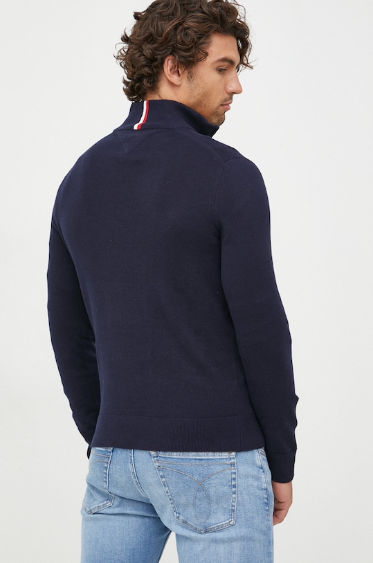 Îmbrăcăminte Tommy Hilfiger pulover din amestec de casmir MW0MW28049.9BYY bleumarin