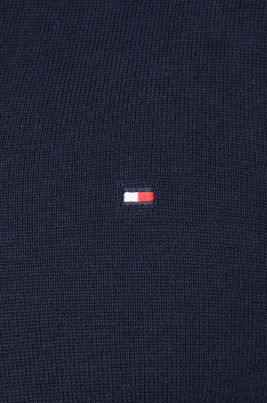 Svetr s příměsí kašmíru Tommy Hilfiger MW0MW28049.9BYY námořnická modř