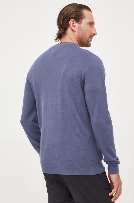 Odzież Tommy Hilfiger sweter z domieszką kaszmiru MW0MW28047.9BYY fioletowy
