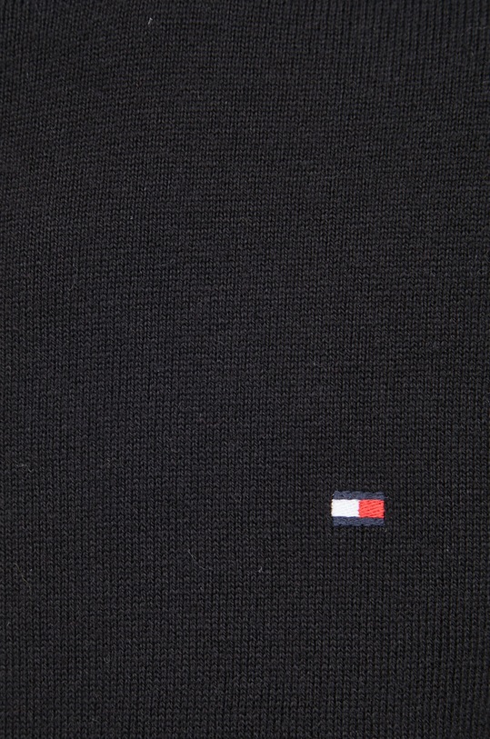 Rolák s prímesou kašmíru Tommy Hilfiger MW0MW28048.9BYY čierna