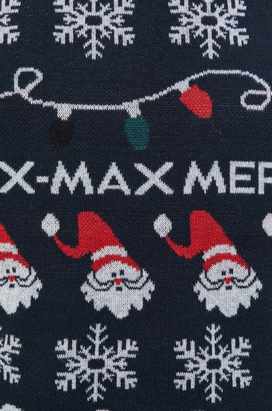 Produkt by Jack & Jones sweter bawełniany 12217932.NavyBlazer granatowy