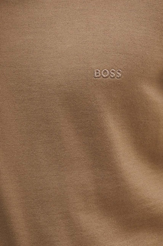 Vlnený sveter BOSS 50476364 béžová
