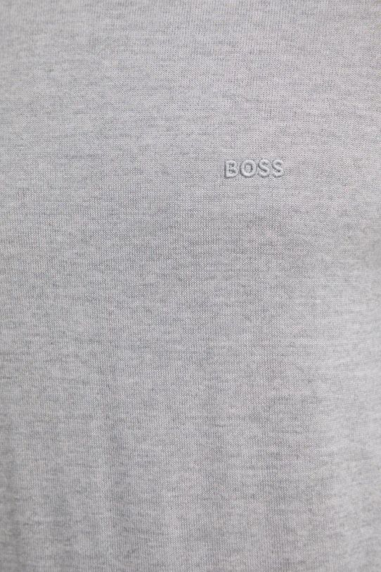 BOSS sweter wełniany 50476364 szary