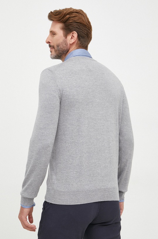 Odzież BOSS sweter wełniany 50476364 szary