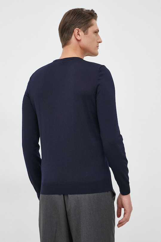 Odzież BOSS sweter wełniany 50476364 granatowy