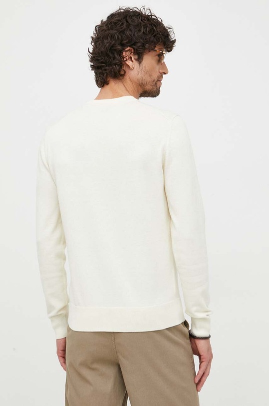 Odzież BOSS sweter z domieszką kaszmiru BOSS CASUAL 50471343 beżowy