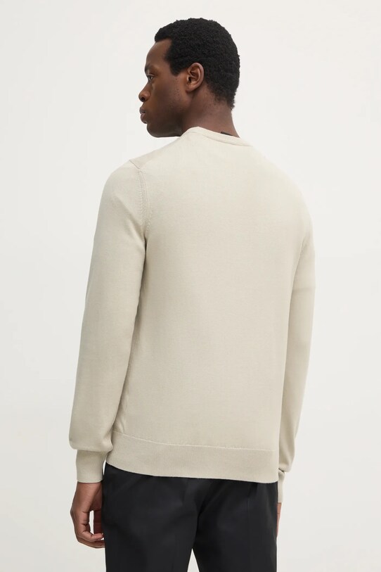 Oblečenie Sveter s prímesou kašmíru BOSS BOSS CASUAL 50471343 béžová