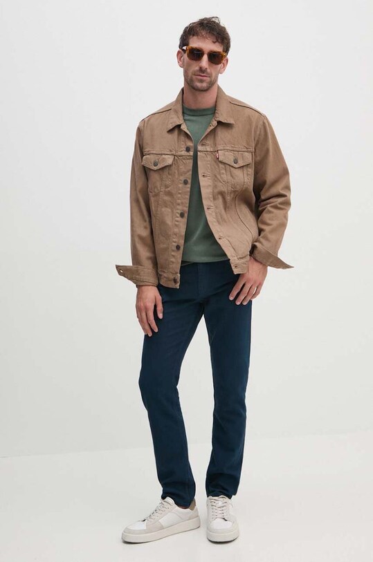 BOSS sweter z domieszką kaszmiru BOSS CASUAL 50471343 zielony AA00