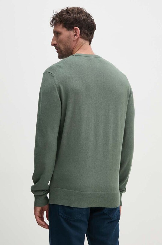 Odzież BOSS sweter z domieszką kaszmiru BOSS CASUAL 50471343 zielony