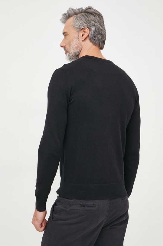 Îmbrăcăminte BOSS pulover din amestec de casmir BOSS CASUAL 50471343 negru