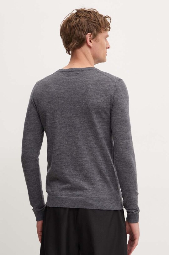 Odzież Bruuns Bazaar sweter wełniany BBM1220 szary
