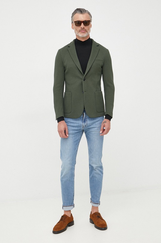 Vlněný svetr Calvin Klein černá K10K110424.9BYY