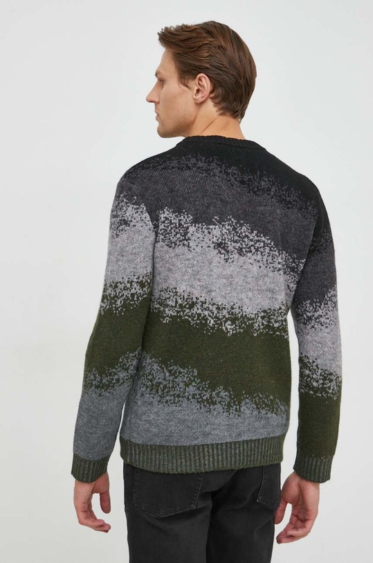 Îmbrăcăminte Sisley pulover din amestec de lana 113RT1018.902 negru