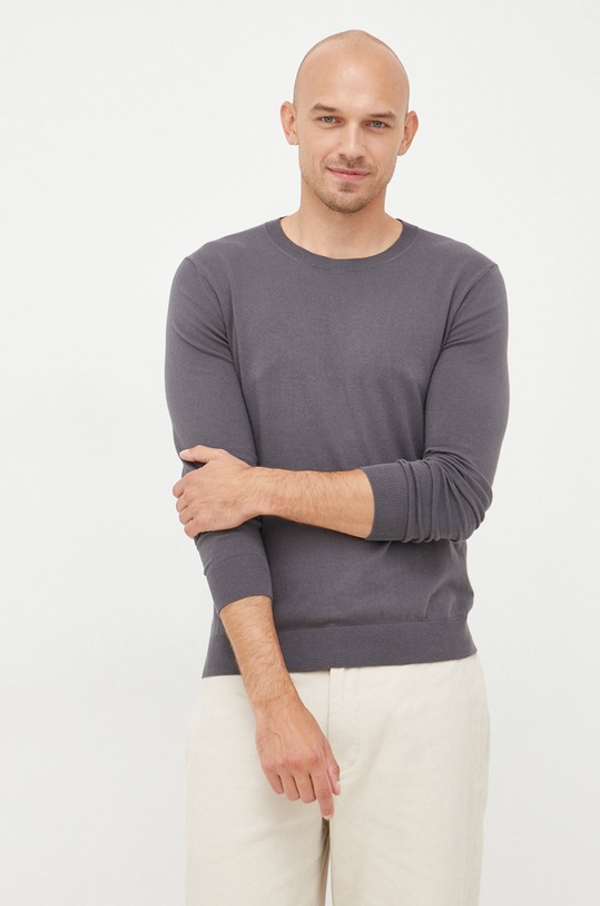 Sisley sweter pozostałe szary 10F2S1C78.0H7