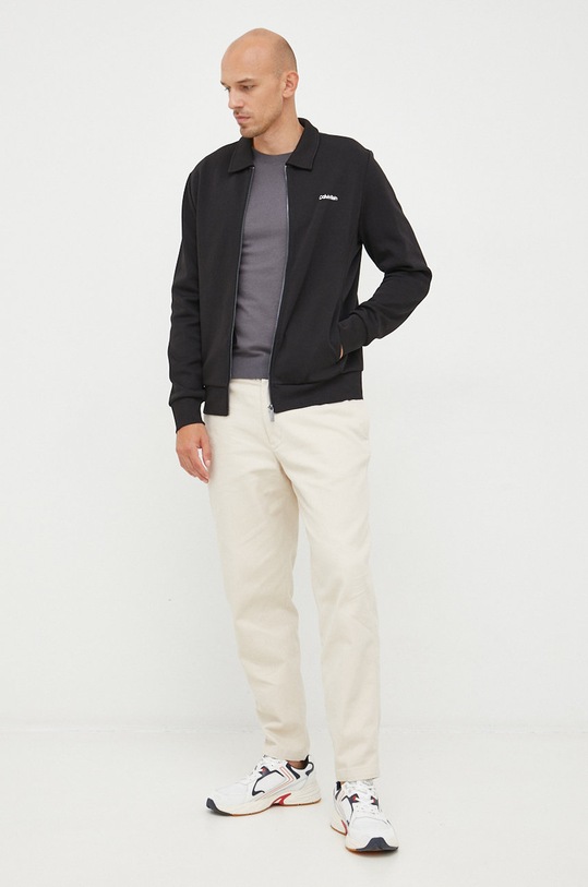 Sisley sweter 10F2S1C78.0H7 szary AW22