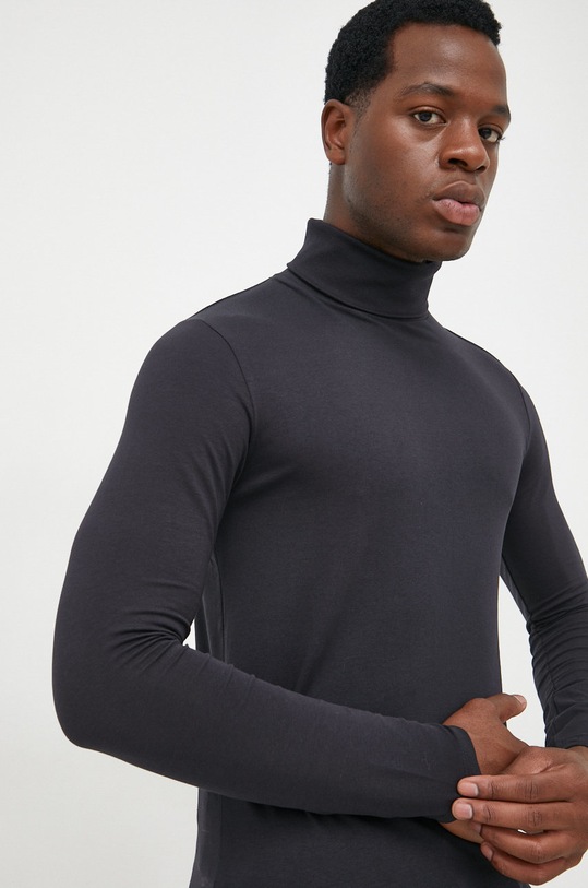 Longsleeve Lindbergh μαύρο 30.400126.BLACK