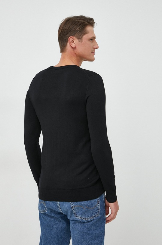 Odzież Lindbergh sweter 30.80043.BLACK czarny