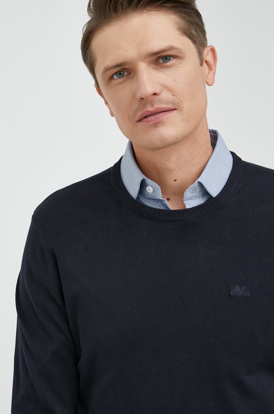 Lindbergh sweter granatowy 30.80043.NAVY