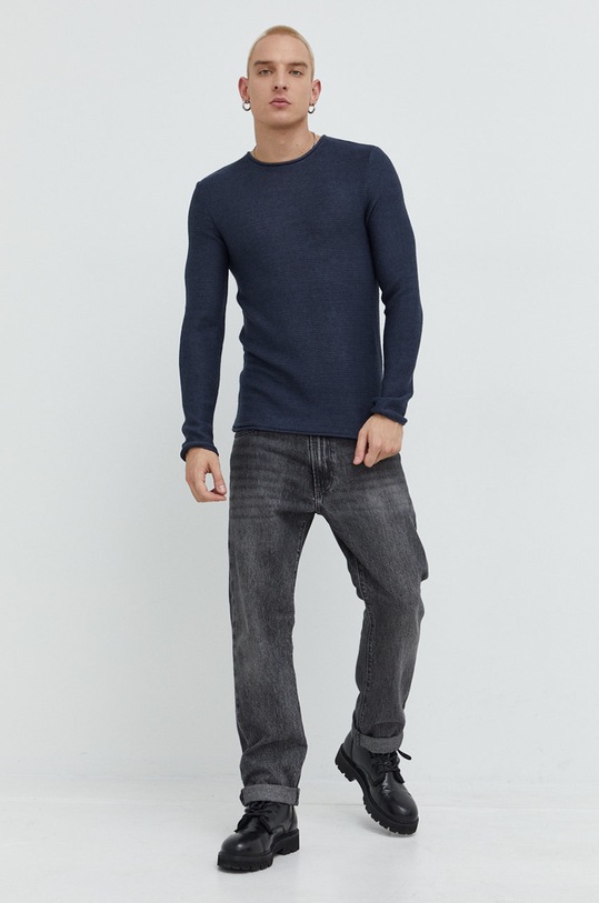 Solid pulover 21104152.1940101 bleumarin AW22