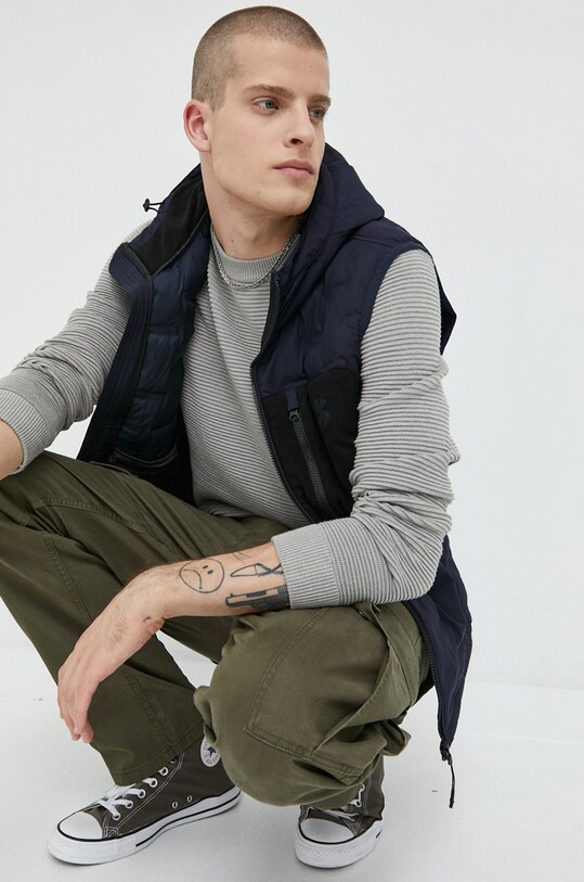 Solid sweter 21106094.1541011 szary AW22