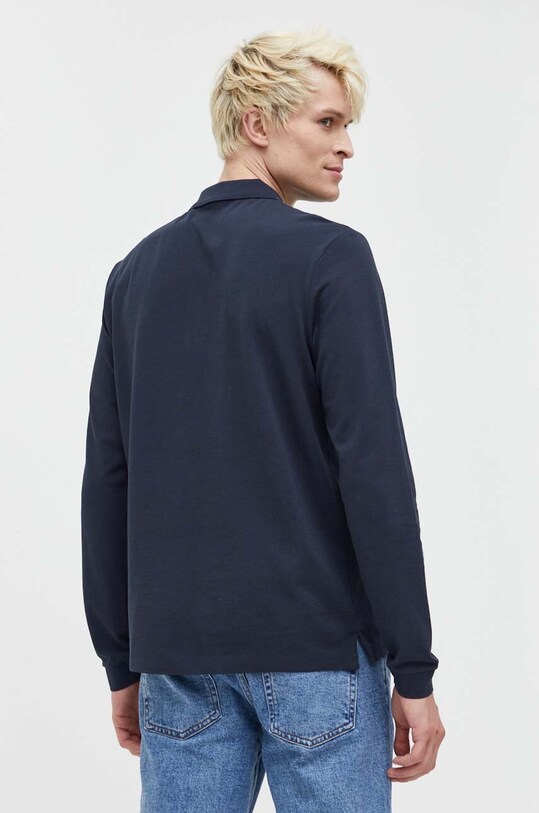 Odzież HUGO longsleeve bawełniany 50466201 granatowy