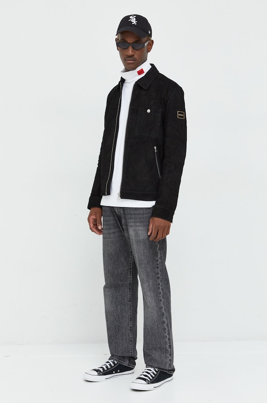 HUGO longsleeve 50479373 biały NC24