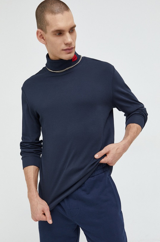 HUGO longsleeve regular granatowy 50479373