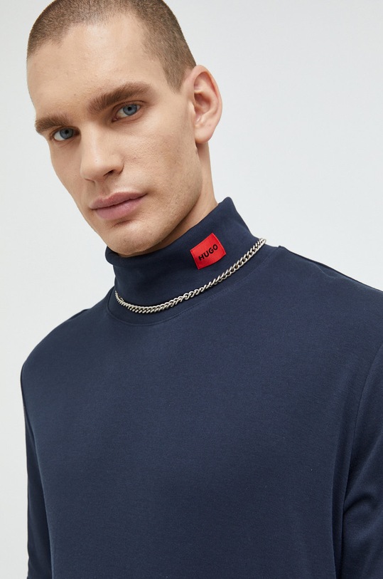 HUGO longsleeve granatowy 50479373