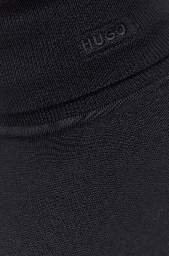 Шерстяной свитер HUGO San Thomas-M 50474174 чёрный