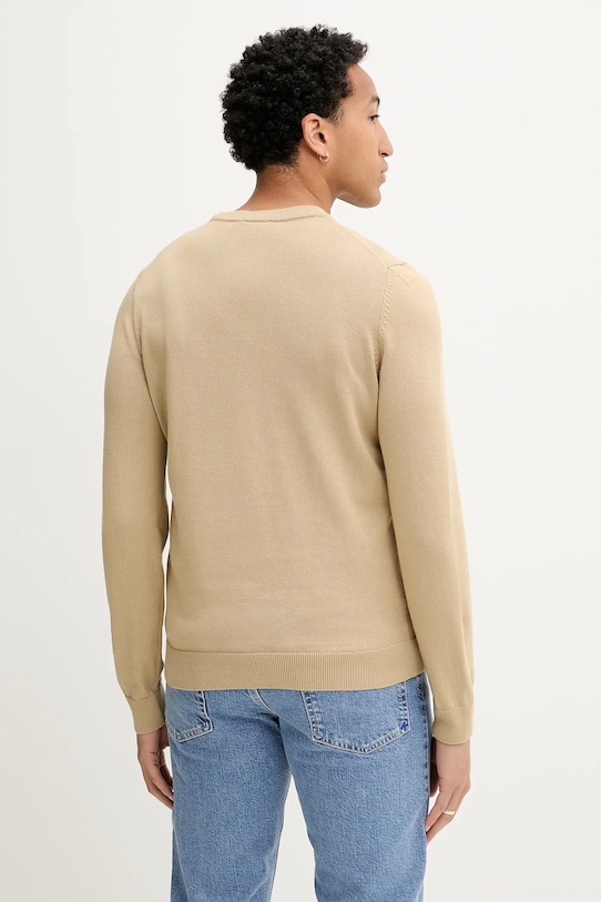 Odzież HUGO sweter bawełniany 50475083 beżowy