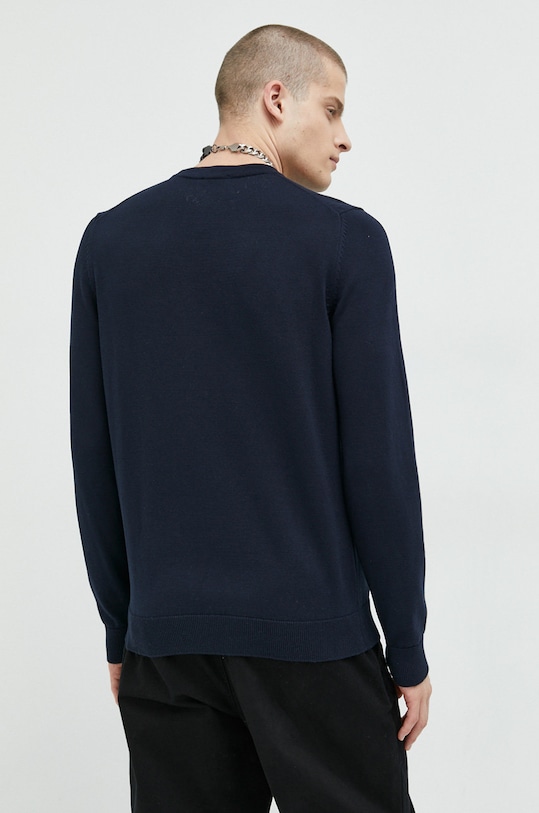 Odzież HUGO sweter bawełniany 50475083 granatowy