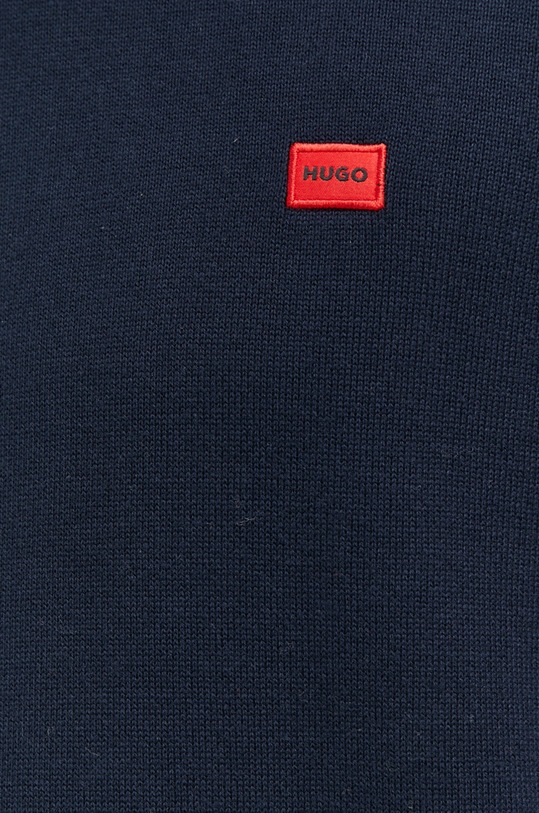 HUGO sweter bawełniany 50475083 granatowy