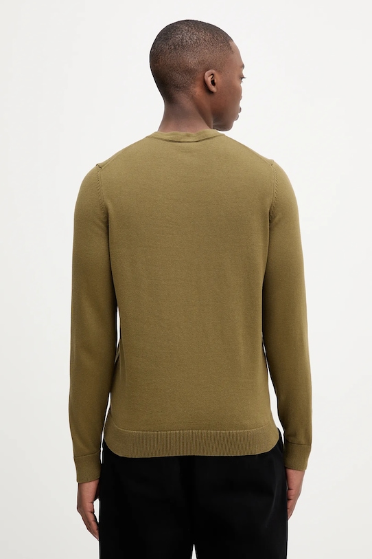 Odzież HUGO sweter bawełniany 50475083 zielony