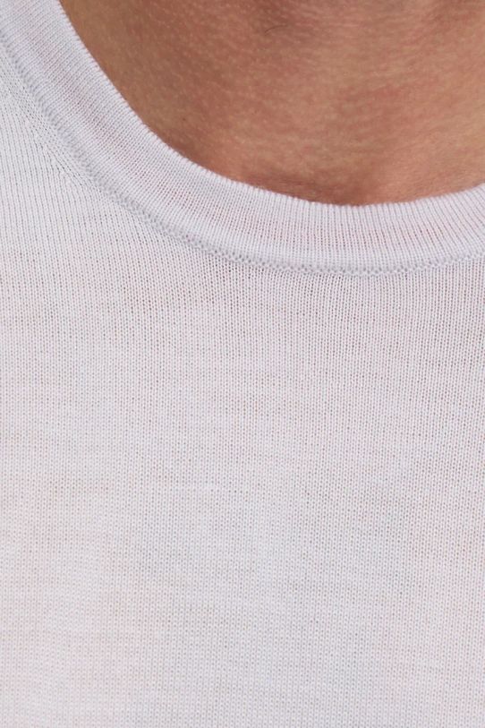 Μάλλινο πουλόβερ HUGO 50476832 μωβ