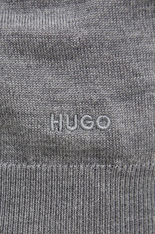 Шерстяной свитер HUGO серый 50476832
