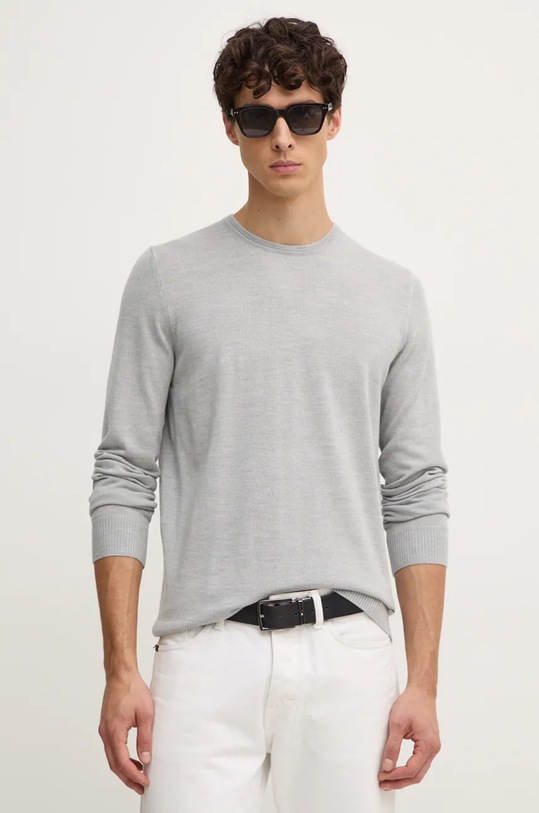 Вовняний светр Joop! сірий 30032601