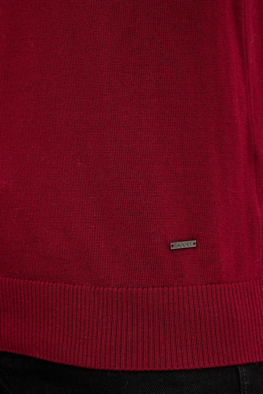 Joop! sweter wełniany 30032601 bordowy