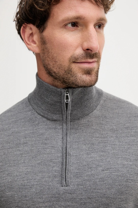 Joop! sweter wełniany szary 30032603