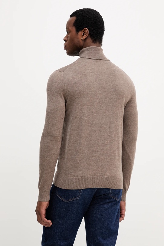 Odzież Joop! sweter wełniany 30032604 brązowy