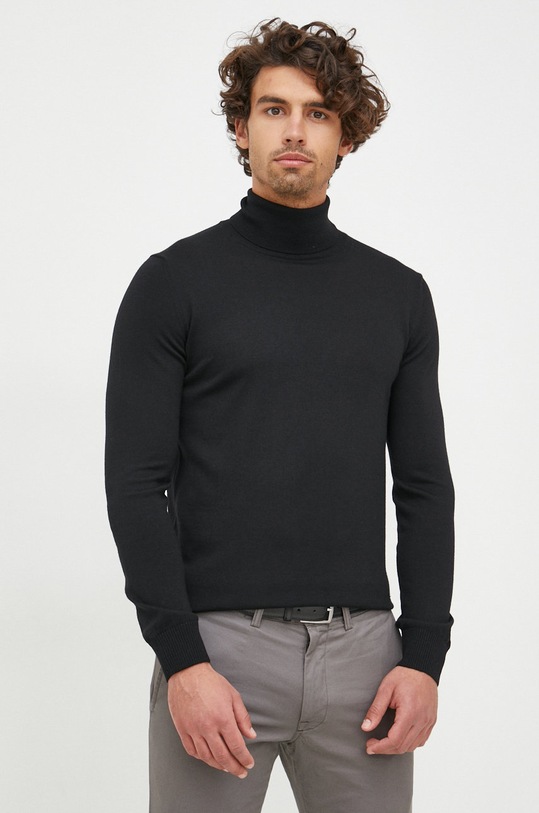 Joop! sweter wełniany czarny 30033518