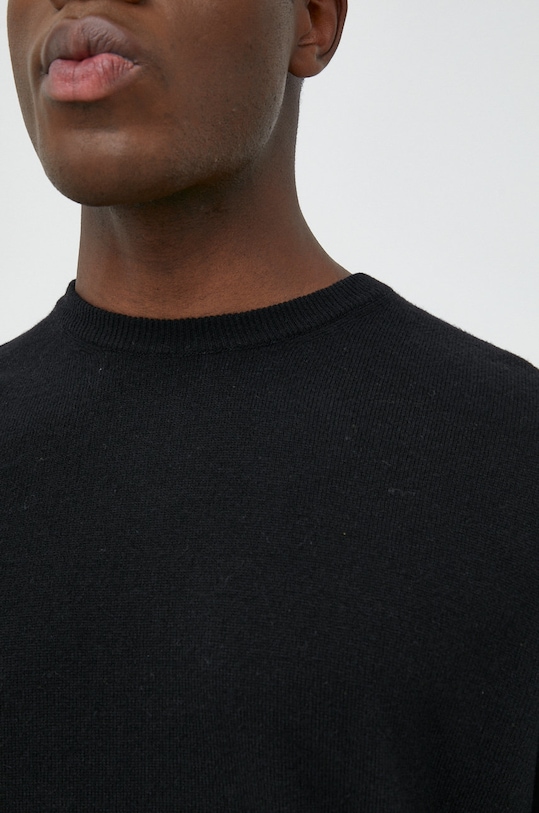 United Colors of Benetton sweter wełniany 1002U1G34.100 czarny