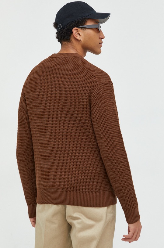 Odzież Abercrombie & Fitch sweter bawełniany KI120.1631.400 brązowy